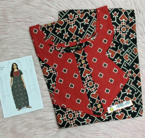 Black and Red nighty