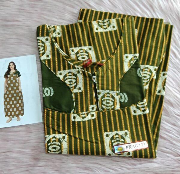 Green with lined pattern