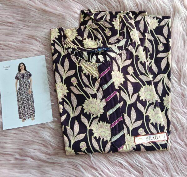 Floral pattern nighty