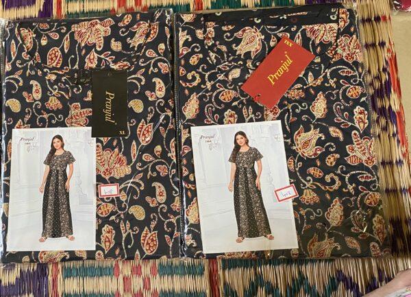 Dark blue with floral design nighty