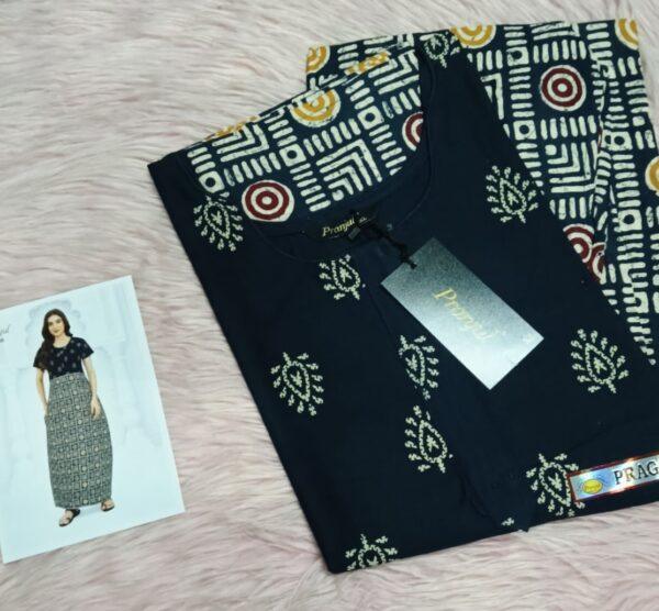 Dark blue with mandala nighty