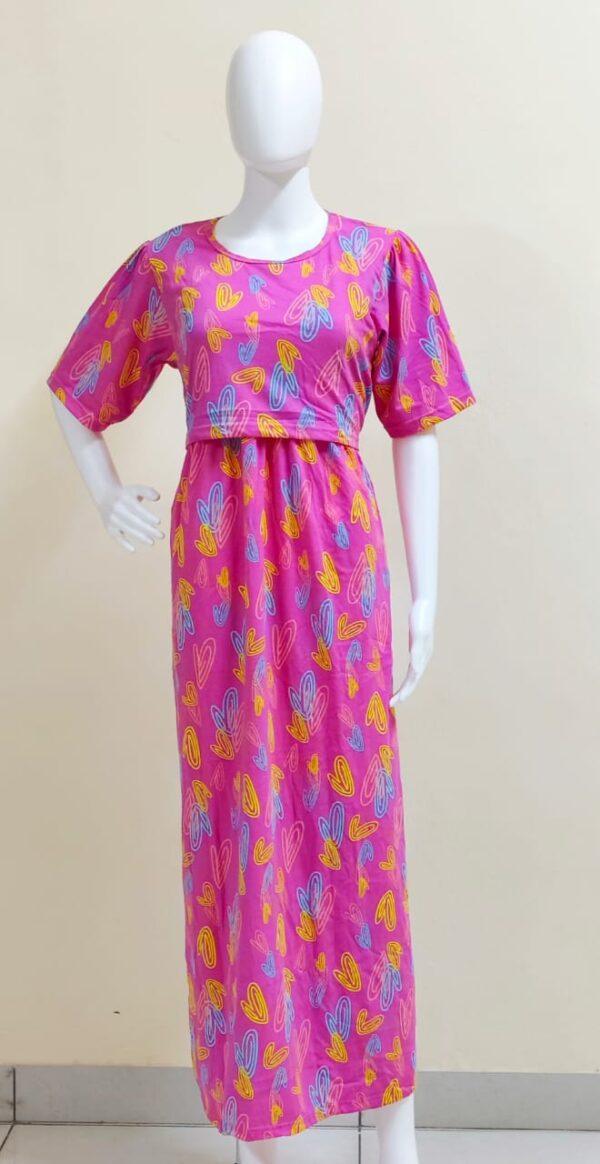 Pink with heart  full length-52inches