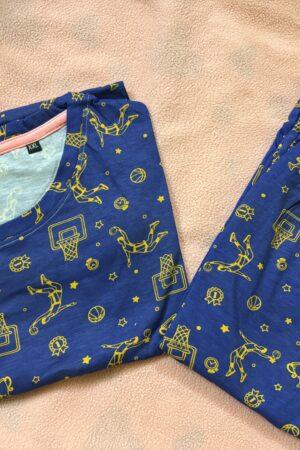 Dark blue pyjama set - XXL