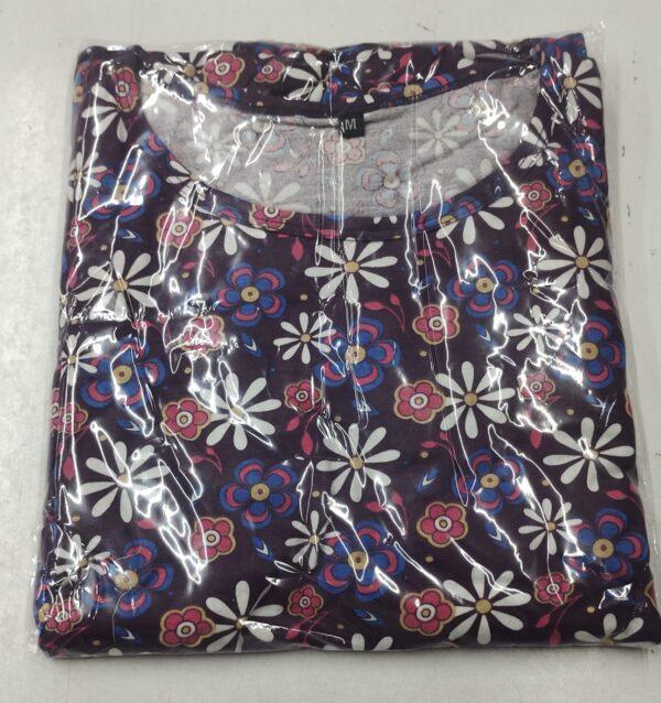 Floral maternity maxi full length-50inches