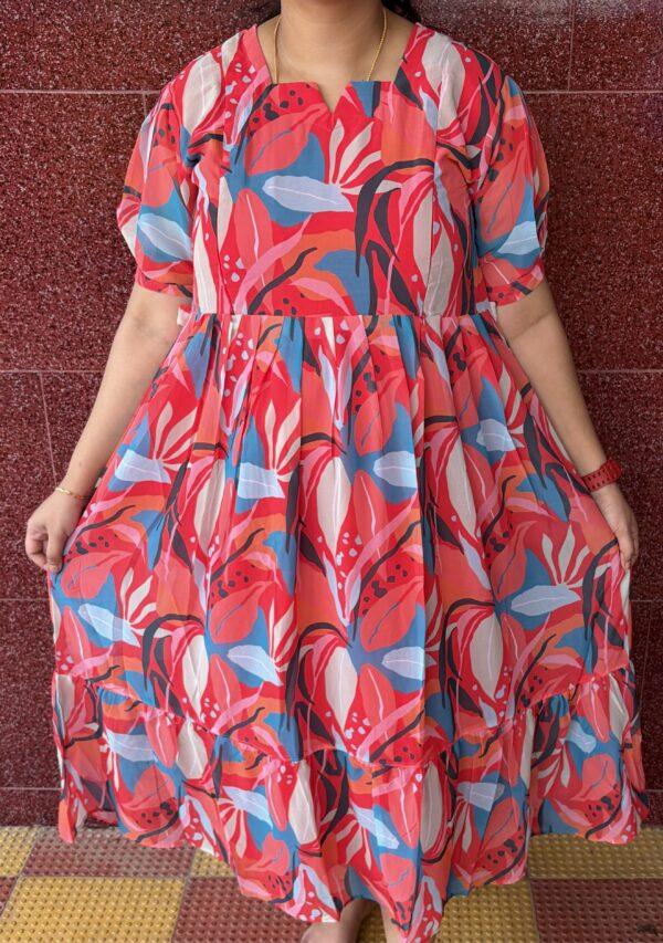 Multi color georgette Maternity Kurti