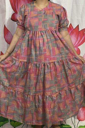 Rose multi pattern Maternity Kurti