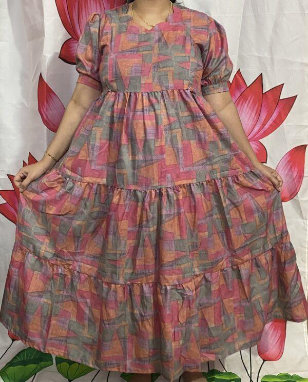 Rose multi pattern Maternity Kurti